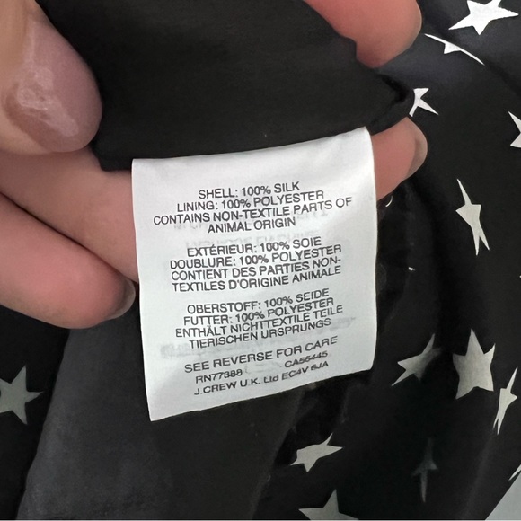 {J.Crew} Collection Silk Star Dress - Picture 10 of 12